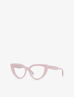 GUCCI: GG1530O Cat-Eye Frame Acetate Glasses