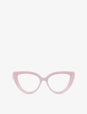 GUCCI: GG1530O Cat-Eye Frame Acetate Glasses