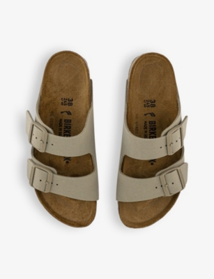 BIRKENSTOCK: Arizona two-strap faux-leather sandals