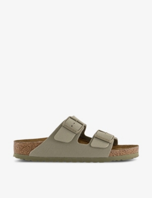 BIRKENSTOCK: Arizona two-strap faux-leather sandals