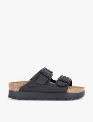 BIRKENSTOCK: Arizona Flex Platform woven sandals