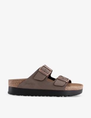 Shop Birkenstock Women's Mocca Arizona Flex Platform Woven Sandals