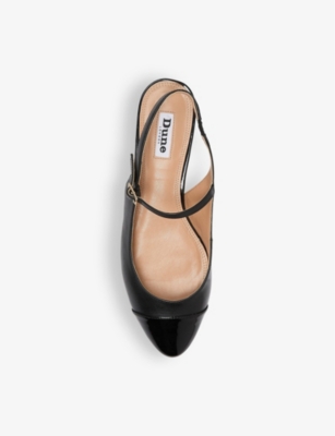 Shop Dune Women's Black-leather Hayes Mary Jane Leather Pumps