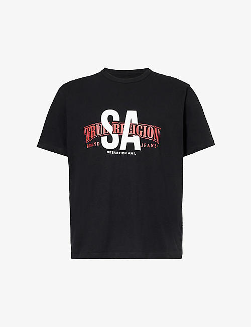 TRUE RELIGION: True Religion x Sebastien Ami graphic-print cotton-jersey T-shirt