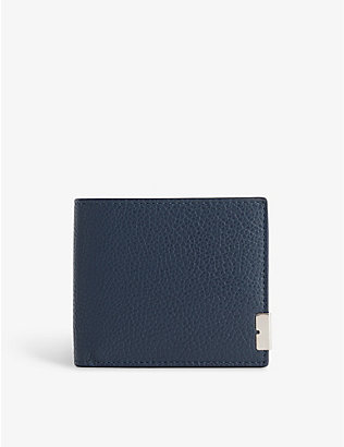 BURBERRY: B Cut leather bifold wallet