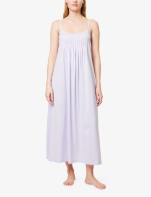 HANRO: Juliet spaghetti-strap cotton-jersey night dress