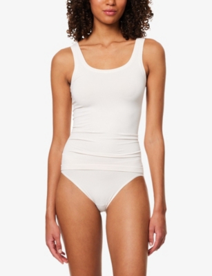 HANRO: Touch Feel Mid-Rise Stretch-Woven Briefs