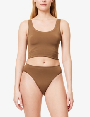HANRO: Touch Feel mid-rise stretch-woven briefs