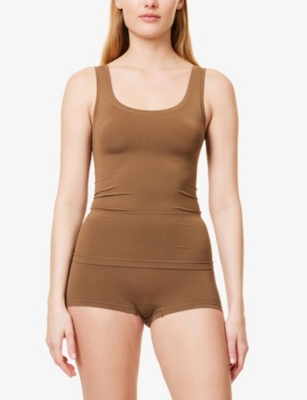 HANRO: Touch Feeling stretch-woven vest top