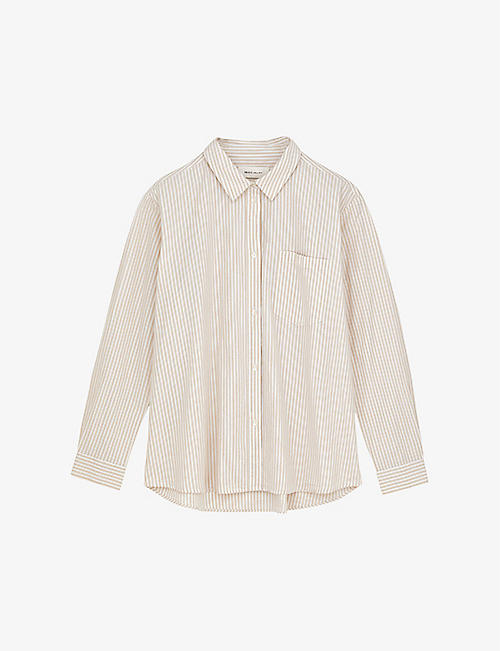 SKALL STUDIO: May stripe-pattern organic-cotton shirt