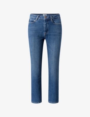 Shop Twist & Tango Women's Dark Blue Wash Sally Slim-leg High-rise Jeans