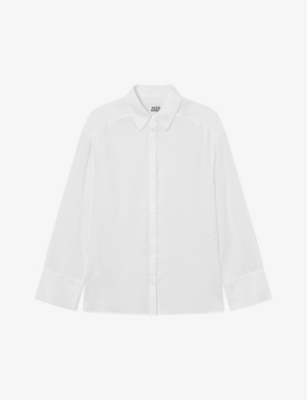 Twist & Tango Alexandria Relaxed-fit Linen Shirt In White