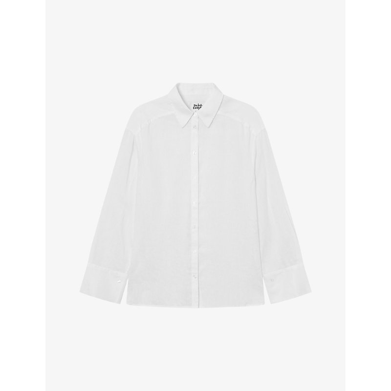 Twist & Tango Alexandria Relaxed-fit Linen Shirt In White