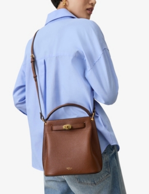 MULBERRY: Islington Small Leather Bucket Bag