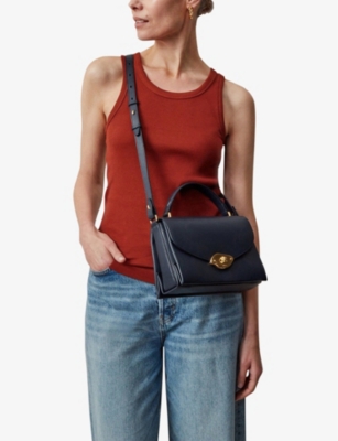 MULBERRY: Lana leather top-handle bag