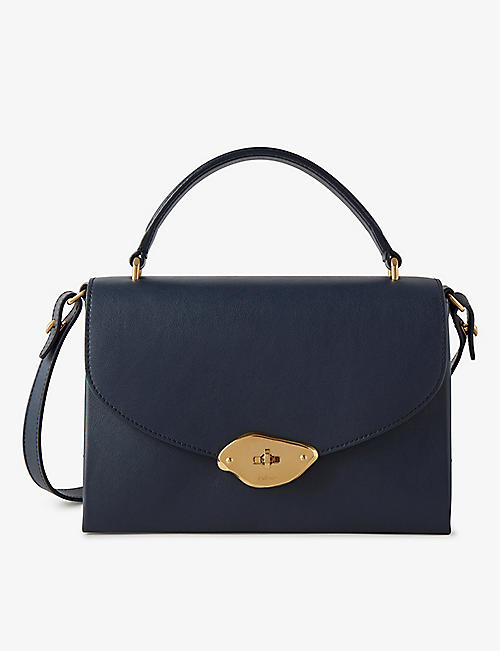 MULBERRY: Lana leather top-handle bag