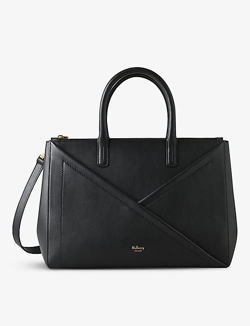 MULBERRY: M Zipped leather shoulder bag