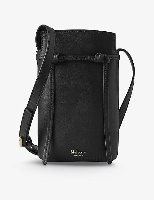 MULBERRY: Clovelly leather phone pouch