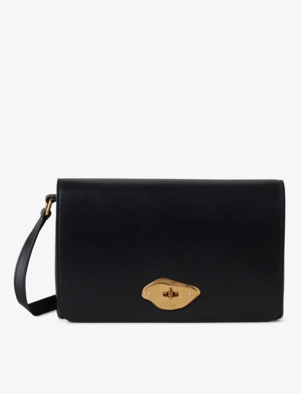 Lana high-gloss leather wallet