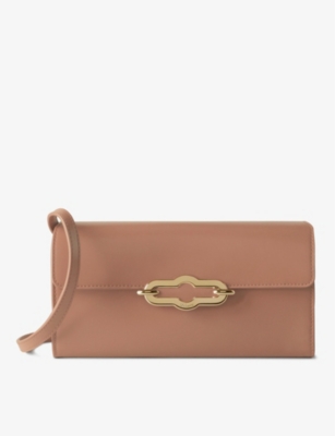 MULBERRY Pimlico leather wallet on strap Selfridges