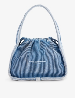 Alexander Wang Pebble Beach Ryan Small Stretch-cotton Top-handle Bag
