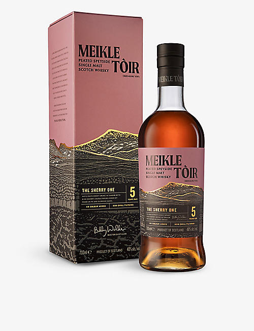GLENALLACHIE：Meikle Tòir The Sherry One 5 年Speyside 单麦芽苏格兰威士忌 700 毫升