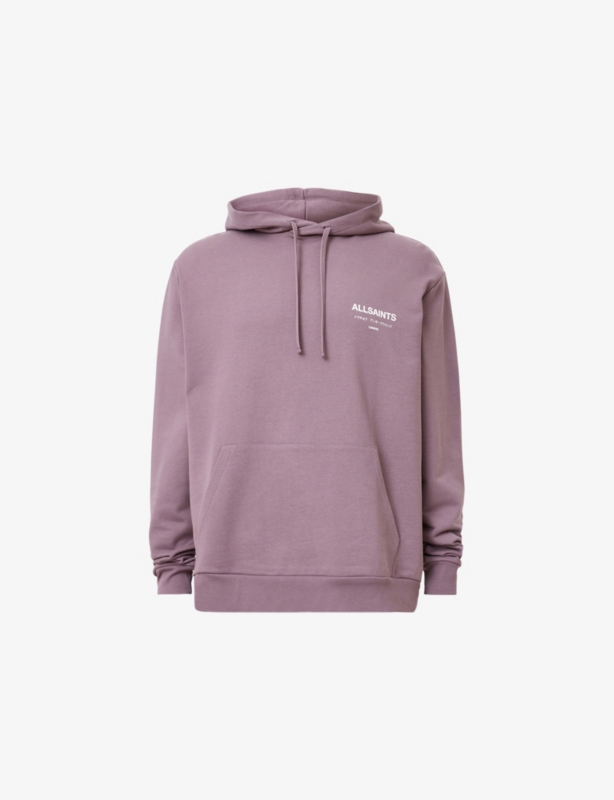 Underground logo-print relaxed-fit organic-cotton hoody
