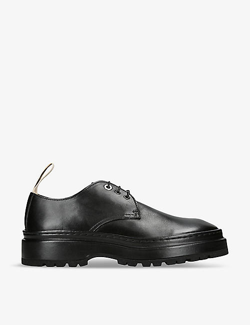 JACQUEMUS: Les Derbies Pavane leather Derby shoes