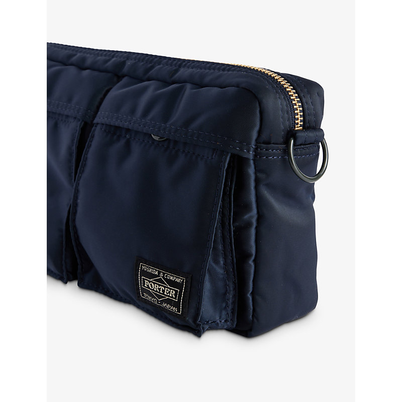 Shop Porter-yoshida & Co . Iron Blue Tanker Shell Shoulder Bag