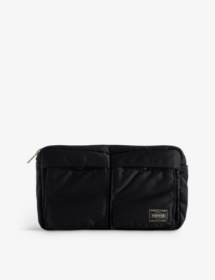 Porter-yoshida & Co Tanker Shell Bum Bag In Black