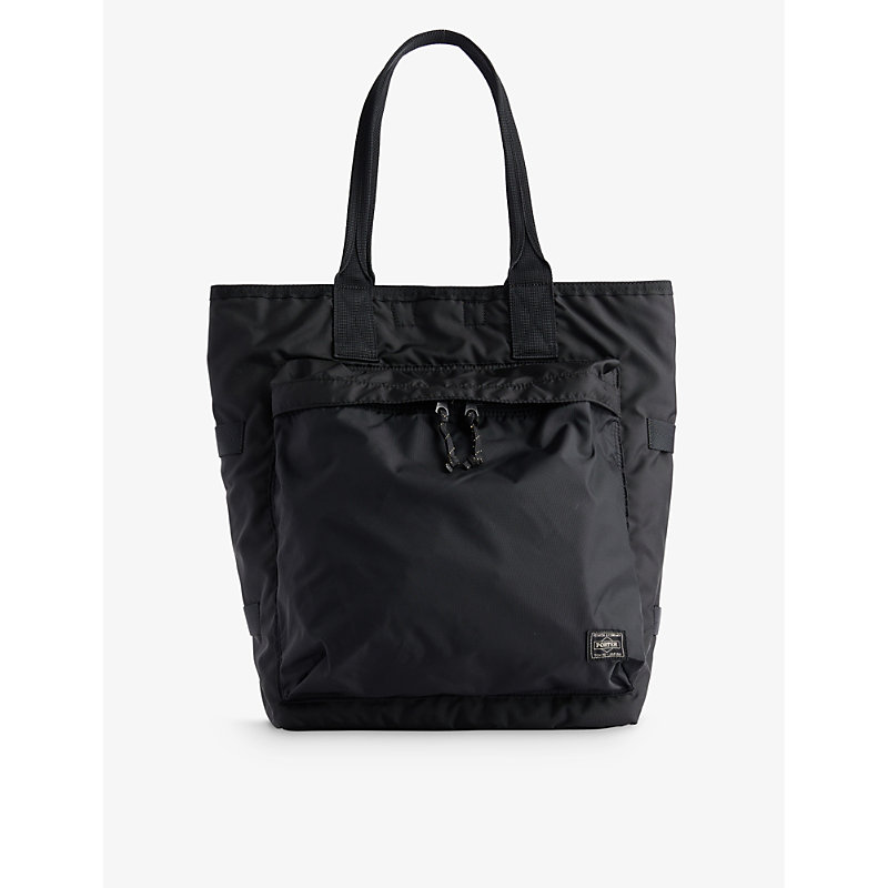 Porter-yoshida & Co Force Shell Tote Bag In Black