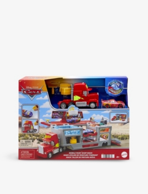 DISNEY CARS: Car Colour Changers Mack Mobile Paint Shop playset 35.5cm