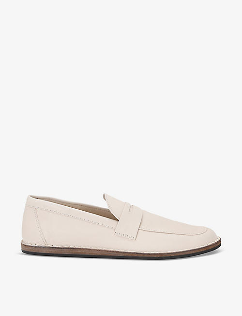 THE ROW: Cary slip-on leather penny loafers