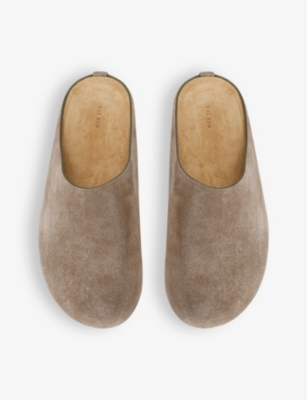 THE ROW: Hugo slip-on suede clogs