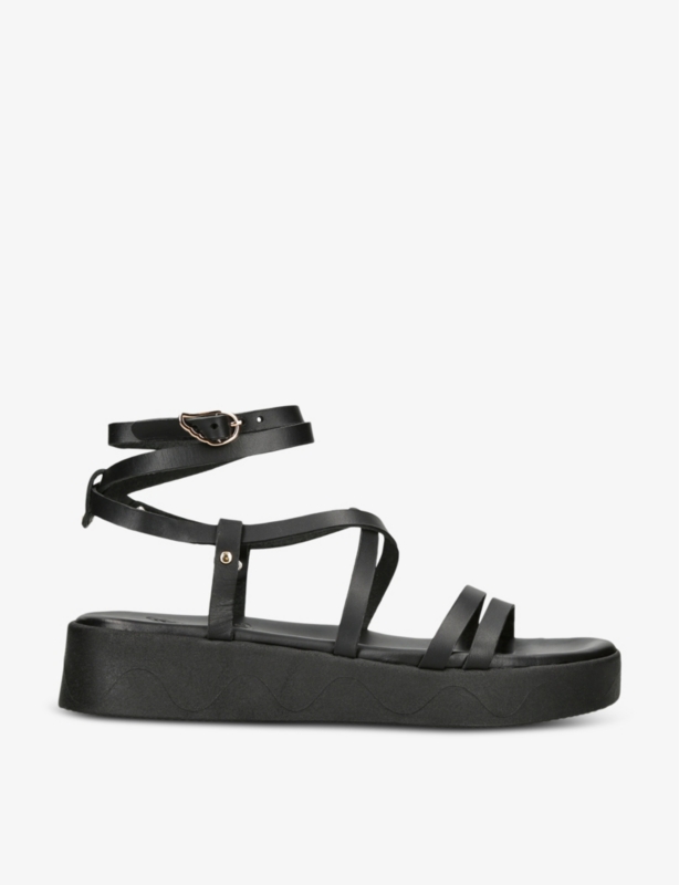 Aristea platform leather sandals
