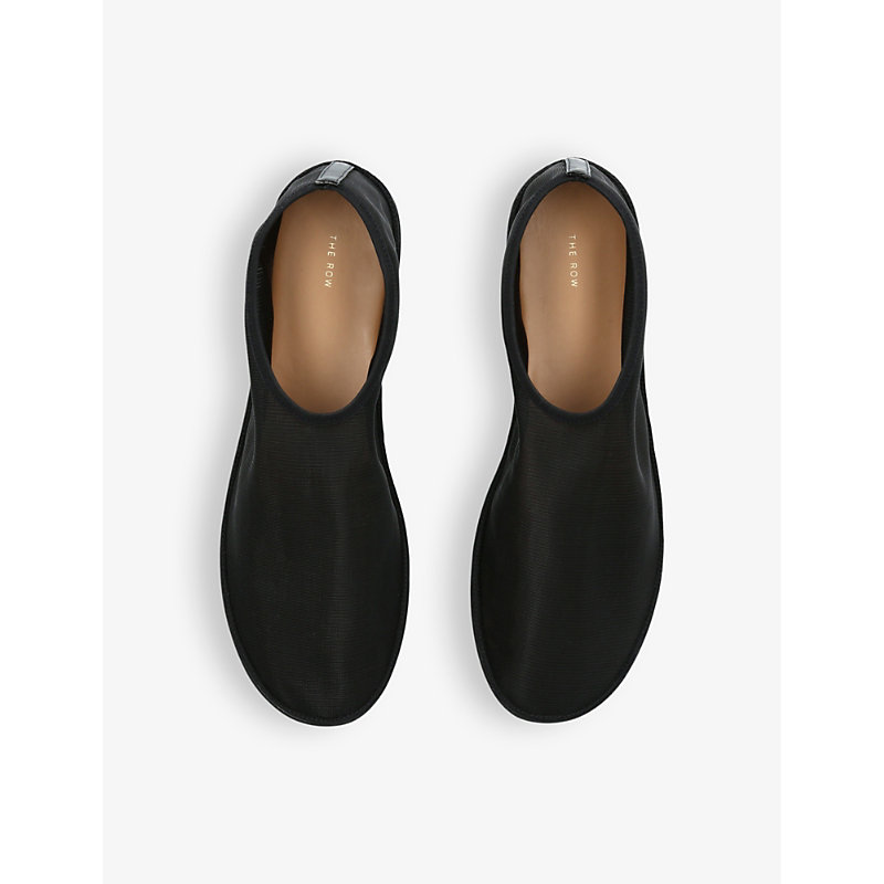 Shop The Row Women's Black Sock Slip-on Mesh Shoes