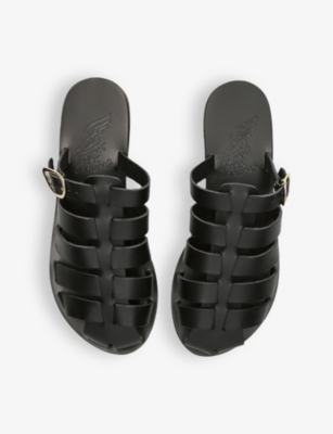 Ancient Greek Sandals "cosmia" Sandals In Black