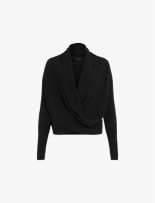 ALLSAINTS: Wasson Pirate multi-wear merino-wool cardigan