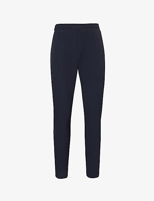 ARNE: Active Tech elasticated-waistband regular-fit tapered-leg stretch-woven trousers