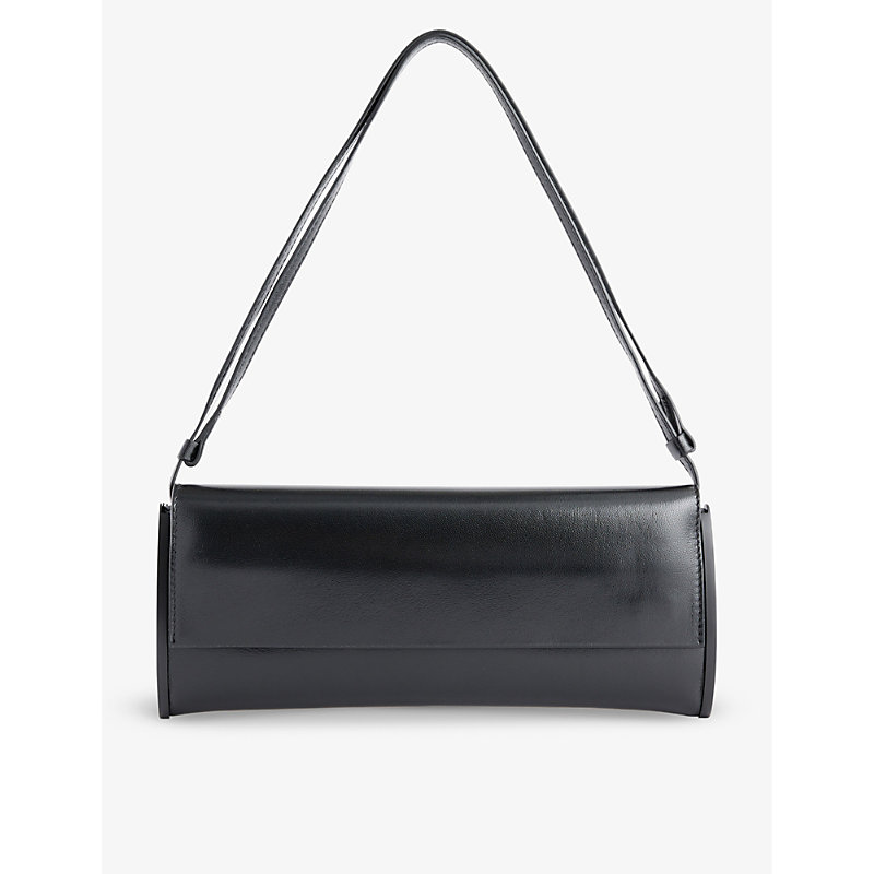 Shop Benedetta Bruzziches Women's Nero Kate Leather Shoulder Bag