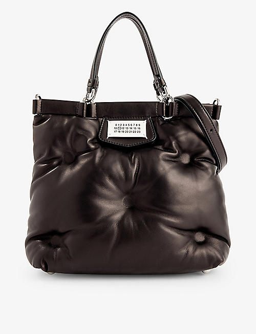 MAISON MARGIELA: Glam Slam leather top-handle bag