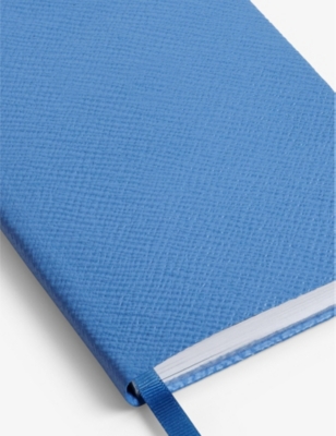 SMYTHSON: Panama A5 leather notebook 14cm x 9cm