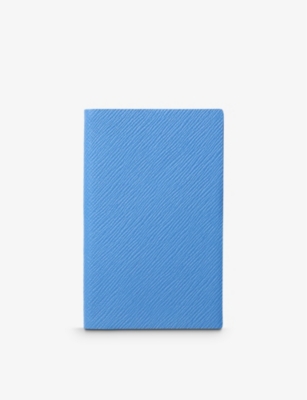 SMYTHSON: Panama A5 leather notebook 14cm x 9cm