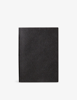 SMYTHSON: Soho cross-grain lambskin-leather notebook 19cm x 14cm