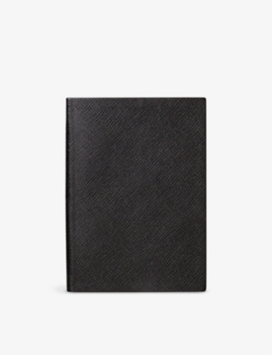 SMYTHSON: Soho cross-grain lambskin-leather notebook 19cm x 14cm