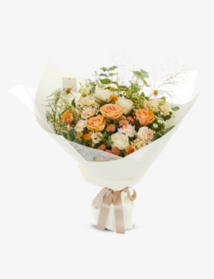 AOYAMA FLOWER MARKET: Crystal Coral fresh flower bouquet