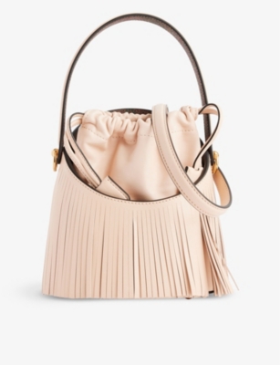 Shop Etro Women's Pink Saturno Leather Cross-body Bag