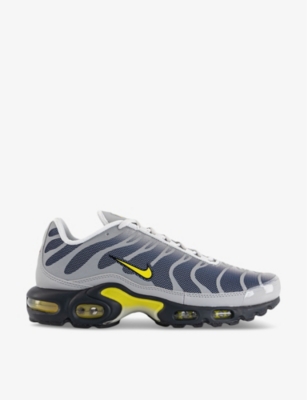 NIKE: Air Max Plus brand-embroidered woven low-top trainers