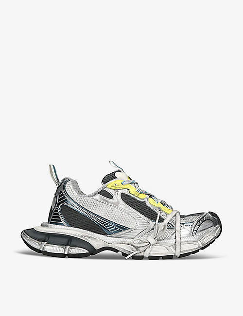 BALENCIAGA: 3XL panelled mesh low-top trainers