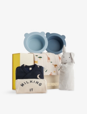 SELFRIDGES: Beyond The Stars Baby Hamper 0-3 Months – 5 Items Included